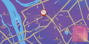 Vị trí Chung Cư Khai Sơn City Long Biên