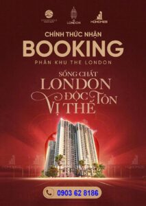 Thủ tục Booking đặt mua căn hộ the London