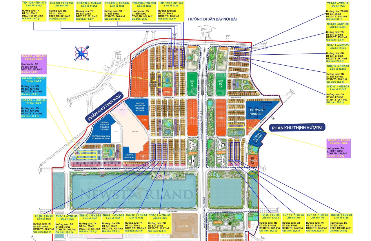 Quỹ căn Mở bán – vinhomes Global gate