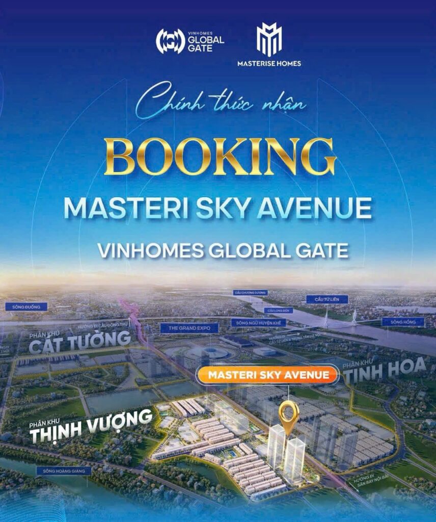 Booking căn hộ Masteri Sky Avenue