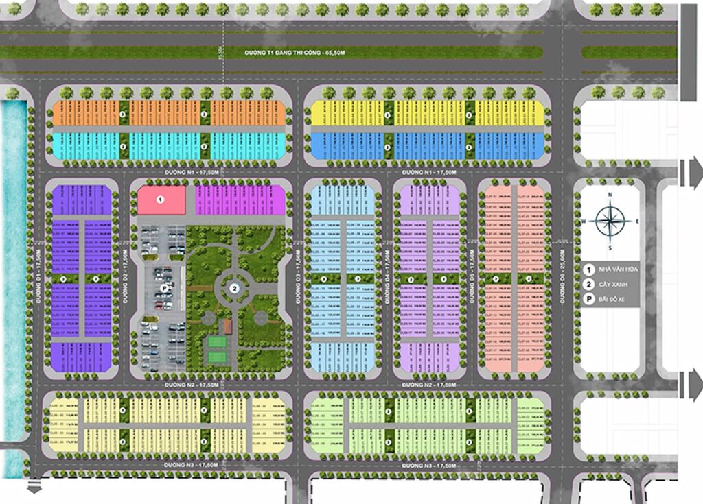Mặt bằng OM12 - Dự án Vina 68