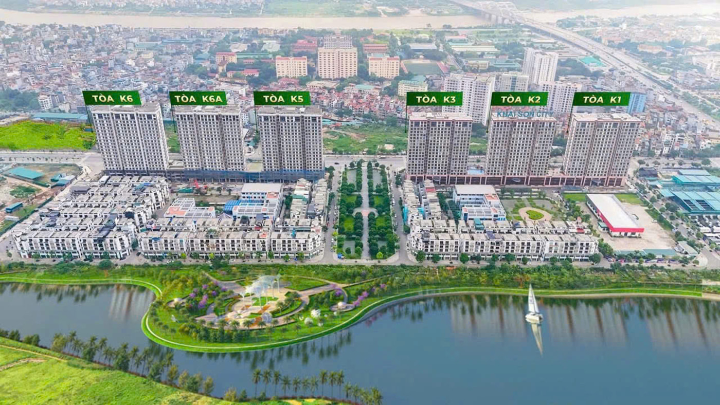 Ản thực tế 6 toà K1 đến K6 Khai Sơn city