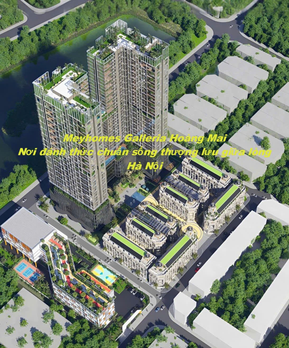 Vị trí Meyhomes Galleria Hoàng Mai