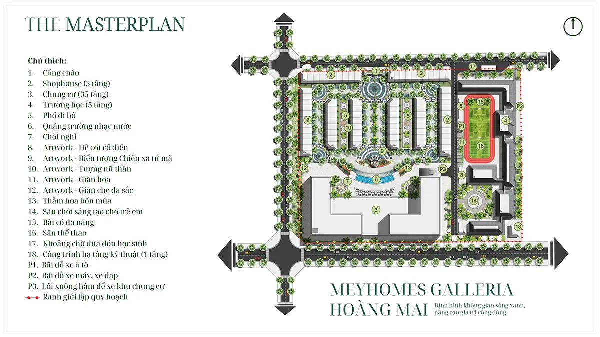 Mặt bằng dự án Meyhomes Galleria