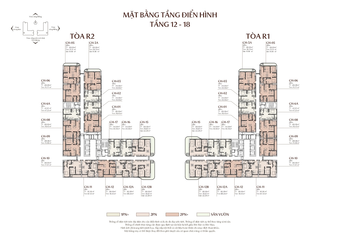 Mặt bằng Tổng thể dự án Rivea Hanoi Residence