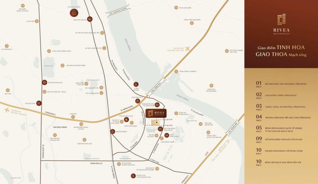 Vị trí Dự án Rivea Residences