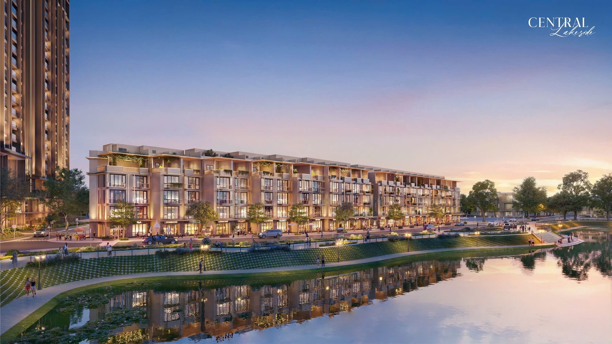 Liền kề Shophouse Mặt bằng Central Lakeside