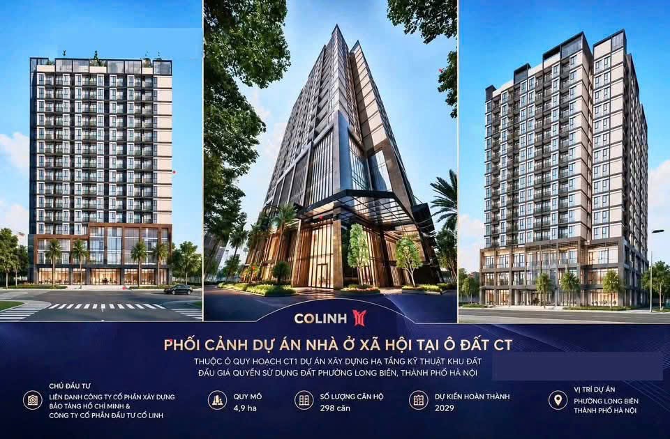 Phối cảnh Dự án Nhà Ở Xã Hội CT Cổ Linh