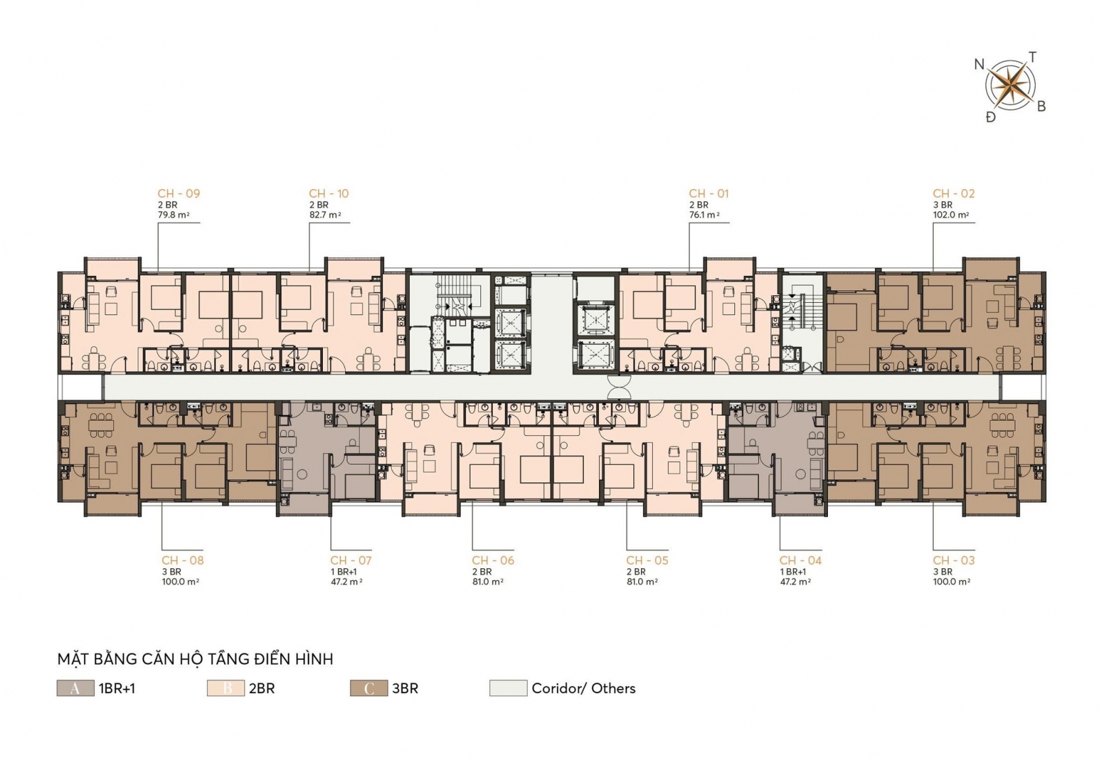 Mặt bằng Dự án LakeView Tower Giải Phóng