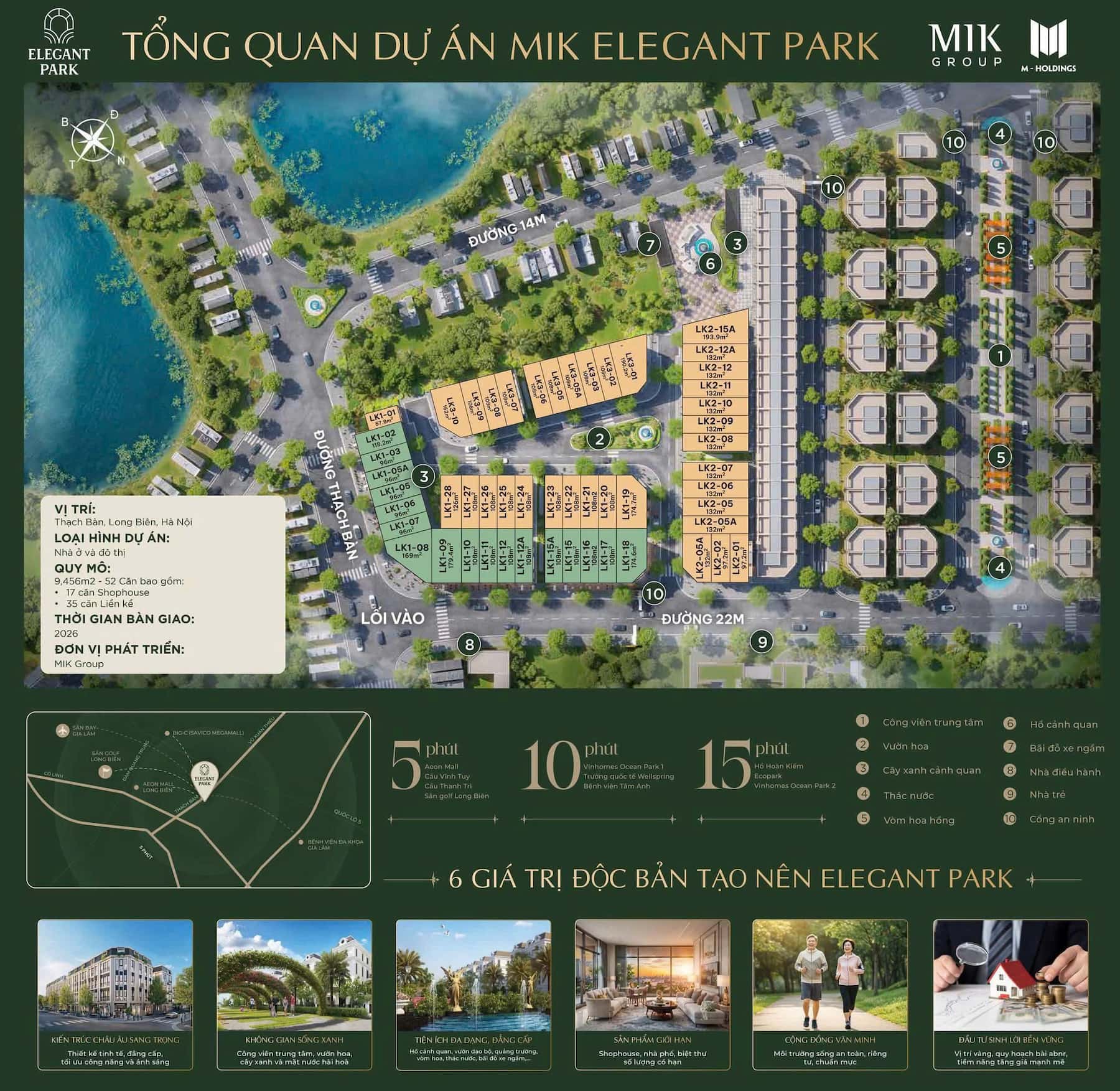 Gía Bán và Chính sách bán hàng Elegant Park
