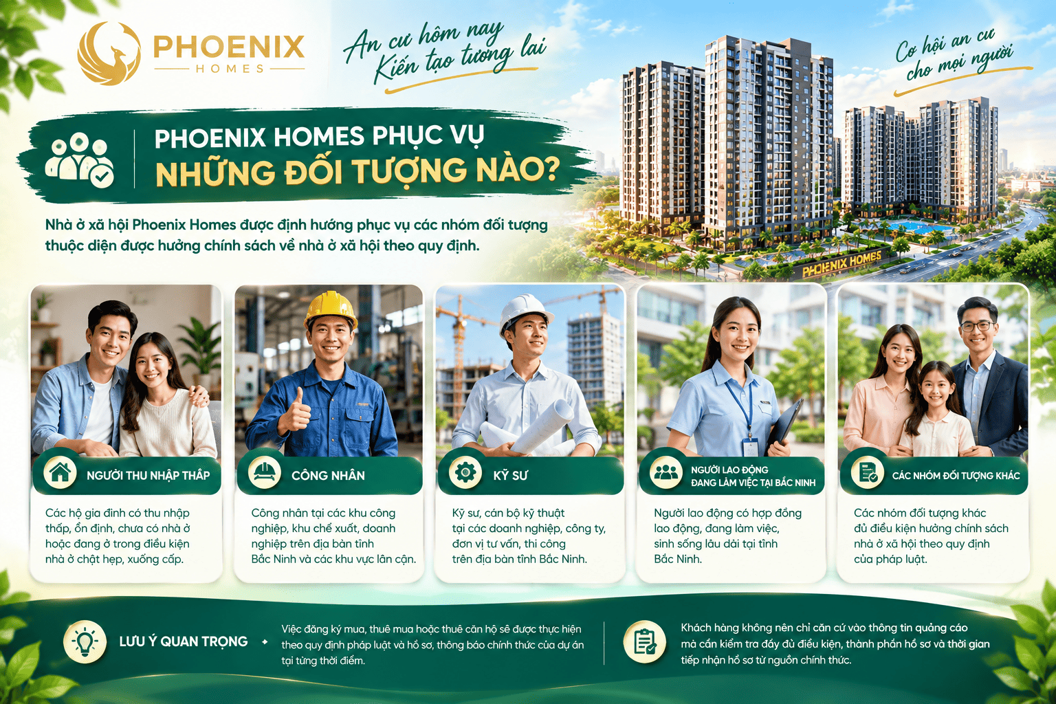 Phoenix Homes – Nhà ở xã hội Phượng Hoàng